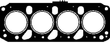 Прокладка головки Ford Fiesta/Escort/Orion 83- 1.6D 4 метки GLASER H18045-40