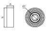 Ролик приводного ремня CITROEN C4/C5 04- (выр-во) GMB GTA0290 (фото 4)