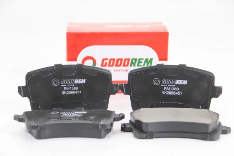 Тормозные колодки зад. A4 07-/Q5 12-(ATE) GOODREM RM1389