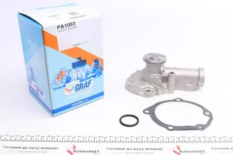 Насос води Mitsubishi Lancer VI/VII/Outlander 2.0/2.0 4WD/GDi 03-13 (R/B) (8 лоп) GRAF PA1003