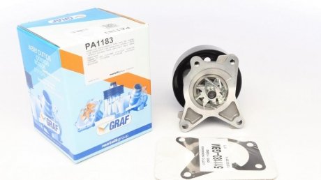 Насос воды Renault Laguna III/Megane III/Scenic III/Nissan X-Trail/Qashqai 2.0 16V 07- (R/B)(8 лоп) GRAF PA1183