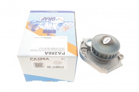 Насос воды Fiat Palio 1.2 96-/Panda 0.8-1.1 86-04/Punto 1.1-1.2 93-00/Tipo 1.1 86-93 (20z)(B/B)(8л) GRAF PA286A