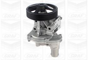 Насос воды Ford Transit VII/VIII 2.4DI/TDCi/TDE 00-14 (R/B) (8 лоп.) (7 кан.) (с корпусом) GRAF PA832