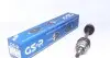 Напіввісь Opel Combo 1.6/1.7DTI/DI 01- (L) (22x22x579x29T) (+ABS) GSP 244045 (фото 1)