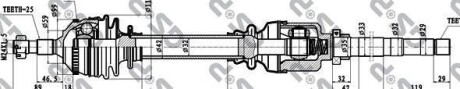 - Полуось GSP 245108