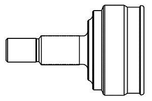 ШРКШ (зовнішній) Renault Megane II/Scenic II 1.9dCi/2.0 02-(33x25x149.5)(к-кт) GSP 899213 (фото 1)