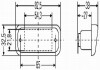 Подсветка номерного знака HELLA 2KA005049011 (фото 2)