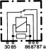 Реле робочого струму 12V, 30A/40A 5 пол. HELLA 4RD 933 332-401 (фото 2)