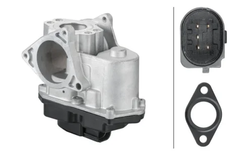 VW клапан ВГ EGR Audi A3,4,5,6,Q5,Seat,Skoda Octavia,SuperB,Golf V,VI,Passat 2.0TDI 05- HELLA 6NU 010 171-801