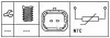 Датчик температуры ОЖ (2 контакта) Fiat 97- HELLA 6PT 009 309-431 (фото 2)