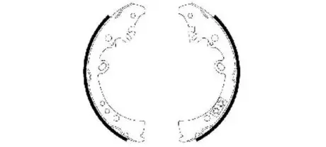Тормозные колодки зад. Hilux/Fortuner 2.4-4.0 05- HELLA 8DB355003-011