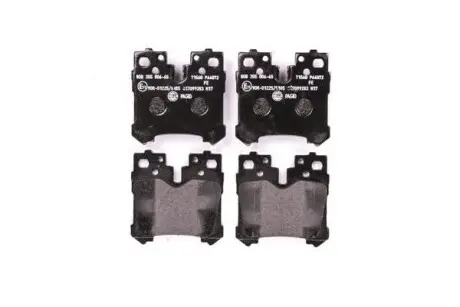 Тормозные колодки задние (18.5 мм) (система ADVICS) Lexus LS (F4) 06- HELLA 8DB355006651