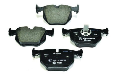 Тормозные колодки зад. BMW 3 (E46)/RANGE ROVER III (L322); X3 (E83) 97-12 HELLA 8DB355006-691