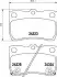 Тормозные колодки задние (15.5 мм) (система NBK) Lexus Toyota 05-13 HELLA 8DB 355 006-971 (фото 2)