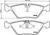 Тормозные колодки передние (20мм) (система ATE) BMW 3/5/7 85-06 HELLA 8DB 355 007-411 (фото 2)