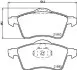 Тормозные колодки передние (19.7 мм) (без датчика) (диск 15) VW T4 90-03 HELLA 8DB 355 008-011 (фото 2)