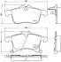 Тормозные колодки пер. Opel Astra F/G/H/Zafira A/B 94- (ATE) HELLA 8DB355009-221 (фото 2)