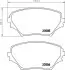 TOYOTA Тормозные колодки передние Rav 4 II 00- HELLA 8DB 355 009-741 (фото 2)