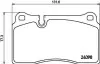 Тормозные колодки пер. VW Touareg 02-(brembo) HELLA 8DB355011-851 (фото 2)
