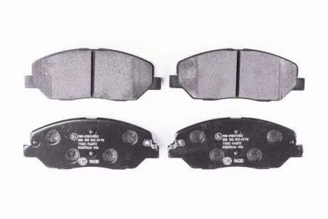 Тормозные колодки пер. Hyundai Santa FE 06- (mando) HELLA 8DB355012-371