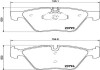 Гальмівні колодки пер.BMW 3(E90)/1(E81) 04-13 (ATE) (154,8x63,6x20) HELLA 8DB355015-031 (фото 2)