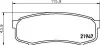 Тормозные колодки зад. Toyota Land Cruiser 84- HELLA 8DB355016-831 (фото 2)
