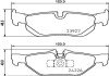 BMW гальмівні колодки задн. 3 E90 04-, X1/3 09- HELLA 8DB 355 031-781 (фото 1)