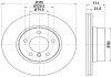 Тормозной диск перед. E60/E61 03-10 Pro HELLA 8DD355109-901 (фото 1)