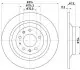 MAZDA Диск торм. задн.Mazda 6 2.3 HELLA 8DD 355 114-501 (фото 1)