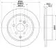 PRO LAND ROVER гальмівний диск задн. FREELANDER 2 HELLA 8DD 355 118-911 (фото 1)