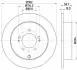 PRO MITSUBISHI гальмівний диск задн. Outlander, Citroen C-Crosser HELLA 8DD 355 119-061 (фото 1)