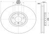 PRO HIGH CARBON BMW Гальмівний диск передн. лівий X5 (E70), X5 (F15, F85), X6 (E71, E72) HELLA 8DD 355 120-721 (фото 1)