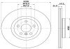 PRO BMW Гальмівний диск передн. 1 (F40), 2 Gran Coupe (F44), 2 Gran Tourer (F46), X1 (F48), X2 (F39) HELLA 8DD 355 122-641 (фото 1)