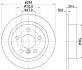 PRO MINI Гальмівний диск MINI Cooper, MINI One, MINI Cooper SD HELLA 8DD 355 123-491 (фото 1)