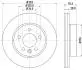 PRO VW диск гальм. передн. CRAFTER 16- HELLA 8DD 355 125-561 (фото 1)