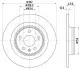 PRO HIGH CARBON VOLVO диск гальм. задн. S60 20- HELLA 8DD 355 126-991 (фото 1)
