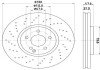 PRO HIGH CARBON DB Гальмівний диск передн. W211, W220 HELLA 8DD 355 128-151 (фото 1)