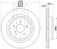 Гальмівний диск зад. W221/C216 05-13 2.2-5.5 (PRO) HC HELLA 8DD355128-751 (фото 1)