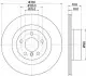 PRO HIGH CARBON BMW Диск гальмівний задн. X3 F25,X4 F26 11- HELLA 8DD 355 129-811 (фото 1)