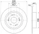 PRO HONDA диск гальмівний задн. H-RV 15- HELLA 8DD 355 131-931 (фото 1)