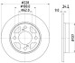 PRO SUZUKI диск гальм. задн. SWIFT 17- HELLA 8DD 355 132-041 (фото 1)