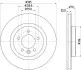 PRO LAND ROVER Гальмівний диск задн. DISCOVERY V, RANGE ROVER IV, RANGE ROVER SPORT II HELLA 8DD 355 132-571 (фото 1)