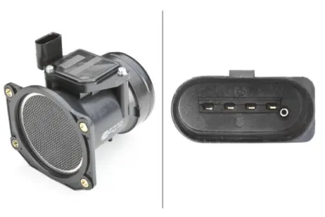 VW Витратомір повітря Audi A3,4,Seat,Skoda Octavia,Golf IV,Passat 1.6/2.5 HELLA 8ET 009 142-261