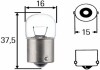 Лампочка R5W 12В 5Вт (цоколь BA15s) Long Life HELLA 8GA 002 071-351 (фото 1)