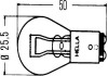 Лампа розжарювання, P21/5W 24V 21/5W BAY 15d HELLA 8GD002078241 (фото 2)