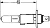 Лампочка Н1 12В 55Вт (цоколь P14.5s) HELLA 8GH002089131 (фото 2)