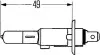 Лампочка Н1 12В 55Вт (цоколь P14.5s) HELLA 8GH002089131 (фото 2)