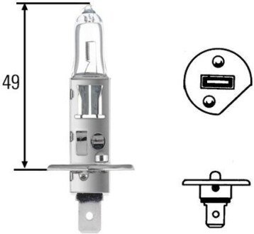 H1 Plus 90% 12V 55W автолампа HELLA 8GH 002 089-531