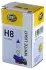 Лампа розжарювання White Light H8 12V 35W 4200K HELLA 8GH223498141 (фото 2)