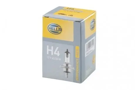 Лампочка Н4 12В 60/55Вт (+60%) (цоколь P43t) HELLA 8GJ 223 498-221